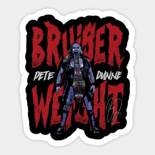 Pete Dunne Bruiser Weight Belt Sticker